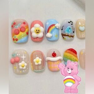 Just in 🌈 | Euro Style 10 PC Handmade Playful Cartoon Nail Art Set